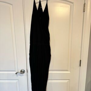 Black Sleeveless Jumpsuit